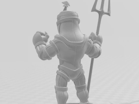 Bonecos 3d style manga anime power rangers lord zedd caricato 3D Print Model