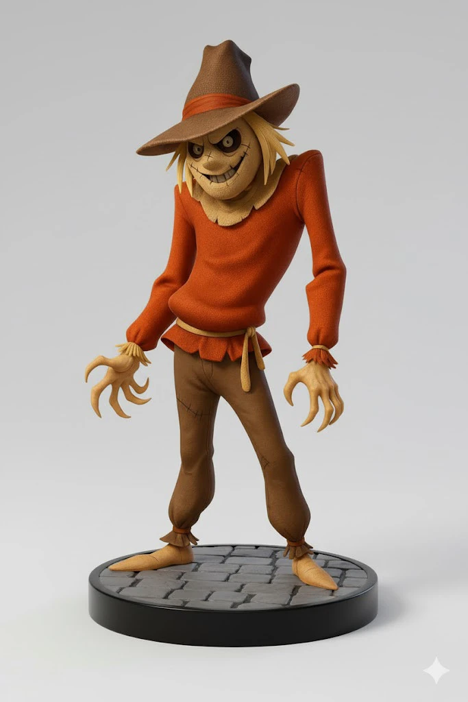 Bonecos 3d style manga anime espantalho scoobydoll caricato 3D Print Model .c4d .max .obj .3ds .fbx .stl .blend 