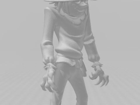 Bonecos 3d style manga anime espantalho scoobydoll caricato 3D Print Model