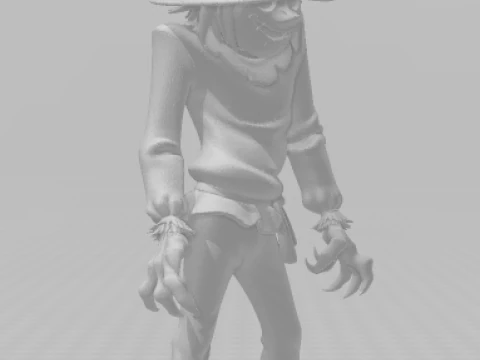 Bonecos 3d style manga anime espantalho scoobydoll caricato 3D Print Model