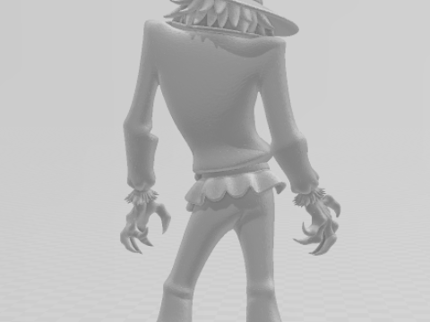 Bonecos 3d style manga anime espantalho scoobydoll caricato 3D Print Model