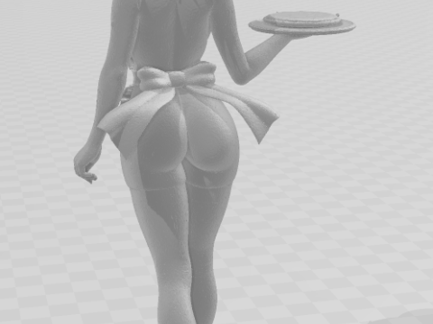 Bonecos 3d style manga anime women lolli caricato 3D Print Model