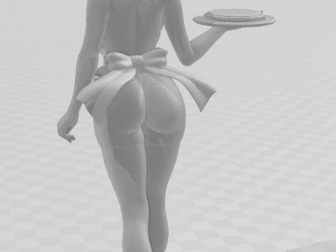 Bonecos 3d style manga anime women lolli caricato 3D Print Model