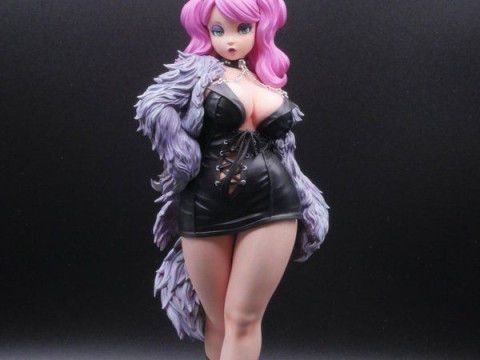 Bonecos estilo 3d manga anime mujeres lolli caricato Modelo de impresión 3D