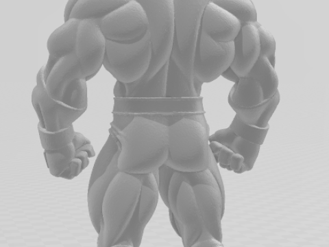 Bonecos 3d style manga anime warrior mask lutador mascarado caricato 3D Print Model