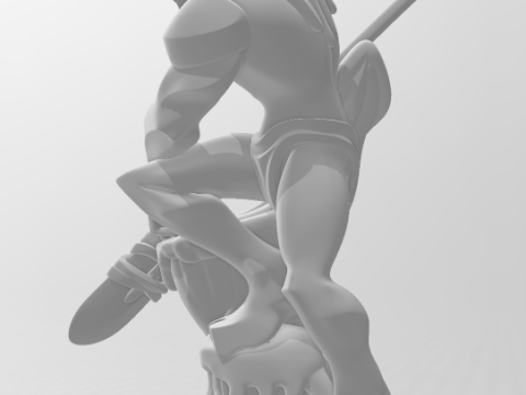 Bonecos 3D styl manga anime Tarzan Disney Caricato Model do druku 3D