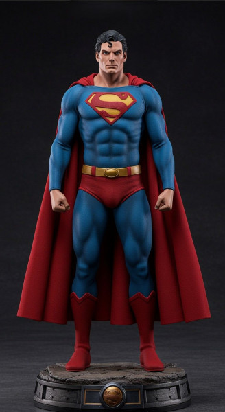 बोनकोस 3डी स्टाइल मंगा एनीमे सुपर मैन कैरिकैटो 3D प्रिंट मॉडल .c4d .max .obj .3ds .fbx .stl .blend 