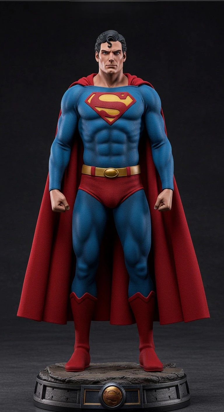 Bonecos 3d style manga anime super man caricato 3D Print Model .c4d .max .obj .3ds .fbx .stl .blend 