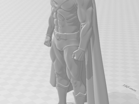 बोनकोस 3डी स्टाइल मंगा एनीमे सुपर मैन कैरिकैटो 3D प्रिंट मॉडल