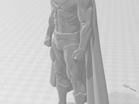 Bonecos 3d style manga anime super man caricato 3D Print Model