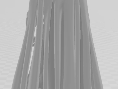 Bonecos 3d style manga anime super man caricato 3D Print Model
