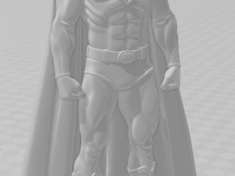 Bonecos 3d style manga anime super man caricato 3D Print Model