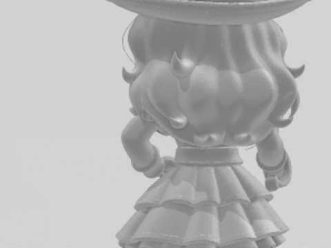 Bonecos 3d style manga anime pirata women caricato 3D Print Model