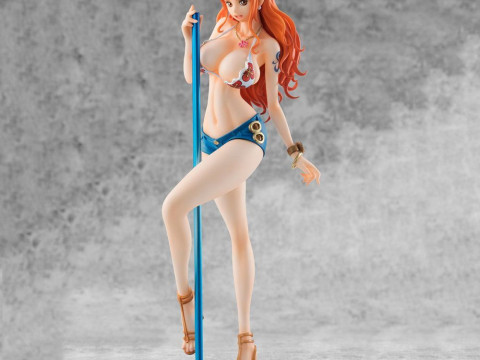 Bonecos 3d style manga anime lolli women caricato 3D Print Model