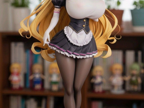 Bonecos 3D-stijl manga anime lolli vrouwen caricato 3D printmodel