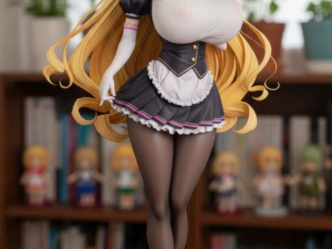 Bonecos 3d style manga anime lolli women caricato 3D Print Model