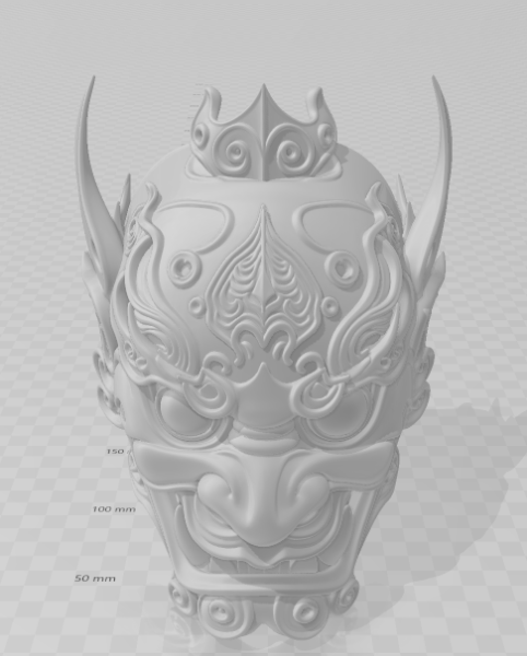 Bonecos 3D-Stil Manga-Anime-Maske Chinesisch Caricato 3D Druckmodell .c4d .max .obj .3ds .fbx .stl .blend 