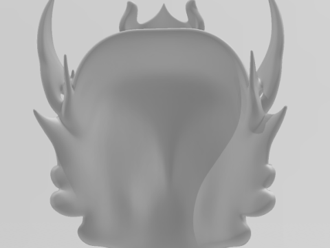 Bonecos 3D-Stil Manga-Anime-Maske Chinesisch Caricato 3D Druckmodell