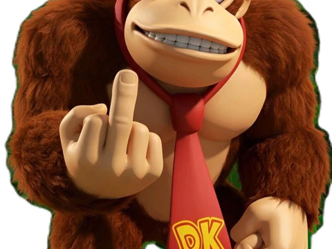 Bonecos 3d style manga anime donk kong evil mal caricato 3D Print Model