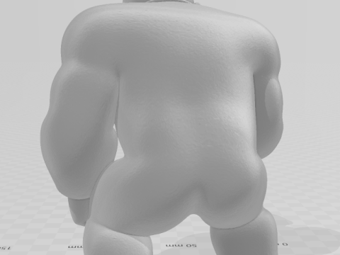 Bonecos 3d style manga anime donkey kong evil mal caricato Modello di stampa 3D