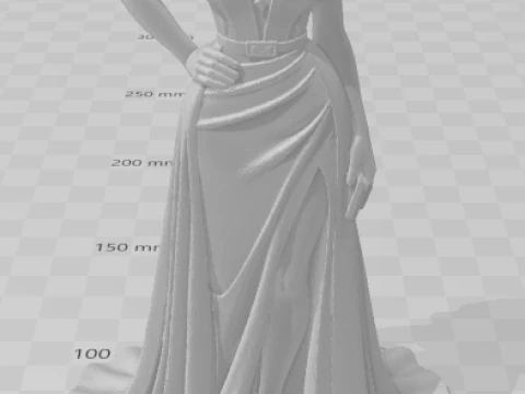 Bonecos 3d style manga anime lolli women caricato 3D Print Model