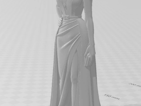 Bonecos 3d style manga anime lolli women caricato 3D Print Model