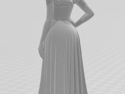 Bonecos 3d style manga anime lolli women caricato 3D Print Model