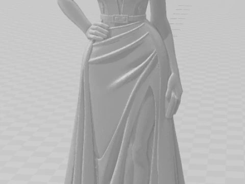 Bonecos 3d style manga anime lolli women caricato 3D Print Model