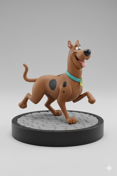 Bonecos 3d style manga anime scooby doo caricato Modello di stampa 3D .c4d .max .obj .3ds .fbx .stl .blend 