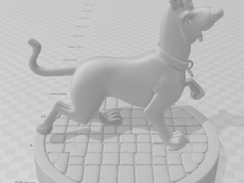 Bonecos 3d style manga anime scooby doo caricato Modello di stampa 3D