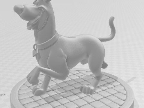 Bonecos 3d style manga anime scooby doo caricato Modello di stampa 3D