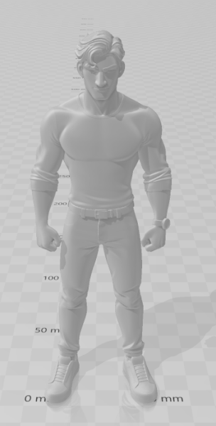 Bonecos 3d стиль манга аніме чоловічий стиль карикато 3D Принт Модель .c4d .max .obj .3ds .fbx .stl .blend