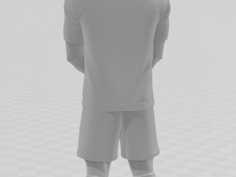 Bonecos 3D-Stil Manga Anime Mann CR7 Caricato 3D Druckmodell