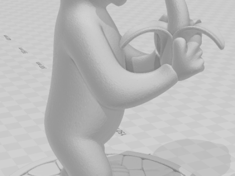 Bonecos 3d стиль манга аніме мавпа хорхе куріозо карикато 3D Принт Модель