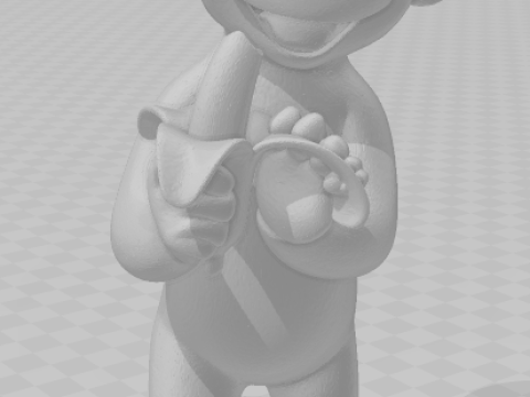 Bonecos 3d стиль манга аніме мавпа хорхе куріозо карикато 3D Принт Модель