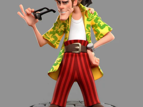 Bonecos 3d style manga anime personagens Characters that need fixing or retouching caricato 3D Print Model