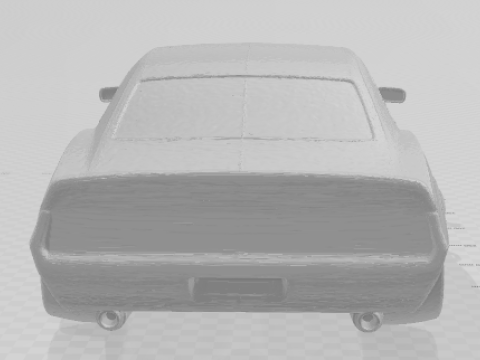 Bonecos 3D 风格漫画动漫 camaro 汽车 caricato 3D 打印模型