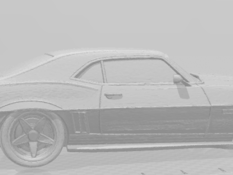 Bonecos 3D 风格漫画动漫 camaro 汽车 caricato 3D 打印模型