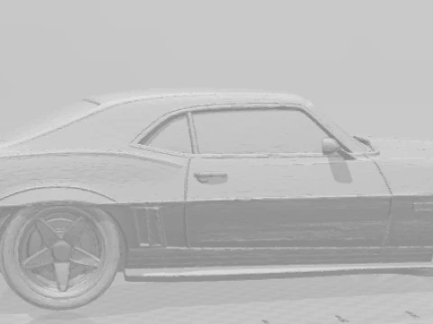 Bonecos 3d style manga anime camaro cars caricato 3D Print Model