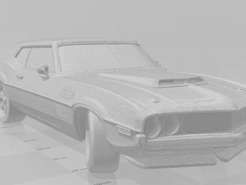 Bonecos estilo 3d mangá anime carro carros caricato Modelo de Impressão 3D