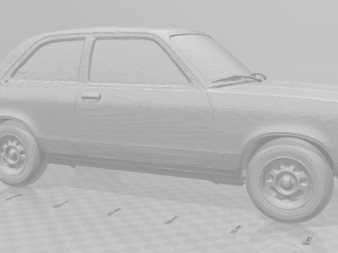 Bonecos 3d スタイル マンガ アニメ カロ シボレー シェベット 車 カリカート 3Dプリントモデル