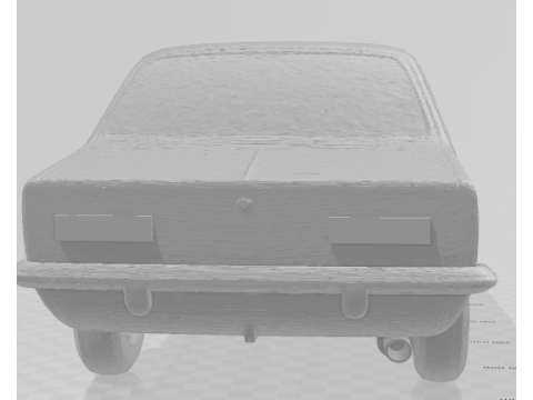 Bonecos 3d スタイル マンガ アニメ カロ シボレー シェベット 車 カリカート 3Dプリントモデル