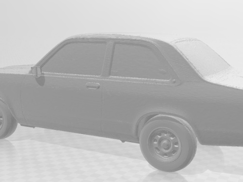 Bonecos 3d スタイル マンガ アニメ カロ シボレー シェベット 車 カリカート 3Dプリントモデル