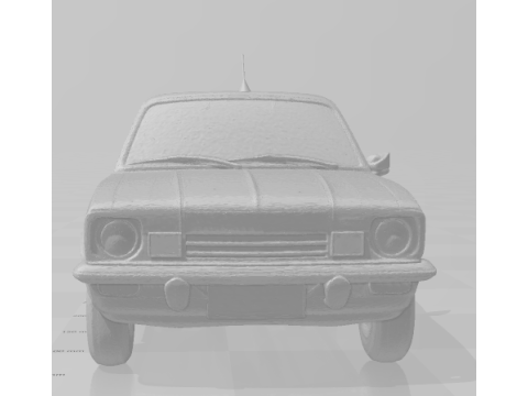 Bonecos estilo 3d mangá anime carro chevy chevette carros caricato Modelo de Impressão 3D