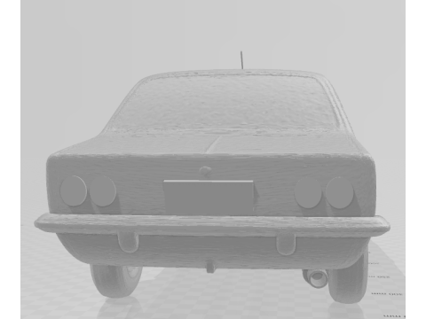 Bonecos estilo 3d mangá anime carro chevy chevette carros caricato Modelo de Impressão 3D