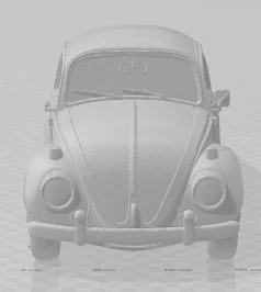 Bonecos 3d style manga anime carro fusca beetle cars caricato 3D Print Model .c4d .max .obj .3ds .fbx .stl .blend 
