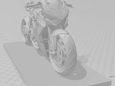 Bonecos 3d stil manga anime carro moto bisiklet arabalar karikat&uuml;r 3D Baskı Modeli
