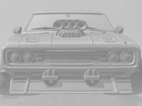 Bonecos 3d style manga anime carro plymouth cars caricato 3D Print Model