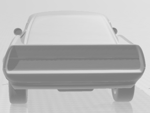 Bonecos 3d style manga anime carro schelby gt cars caricato 3D Print Model