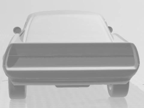 Bonecos 3d style manga anime carro schelby gt cars caricato 3D Print Model